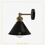 لوستر دیواركوب ادیسونی مخروطی